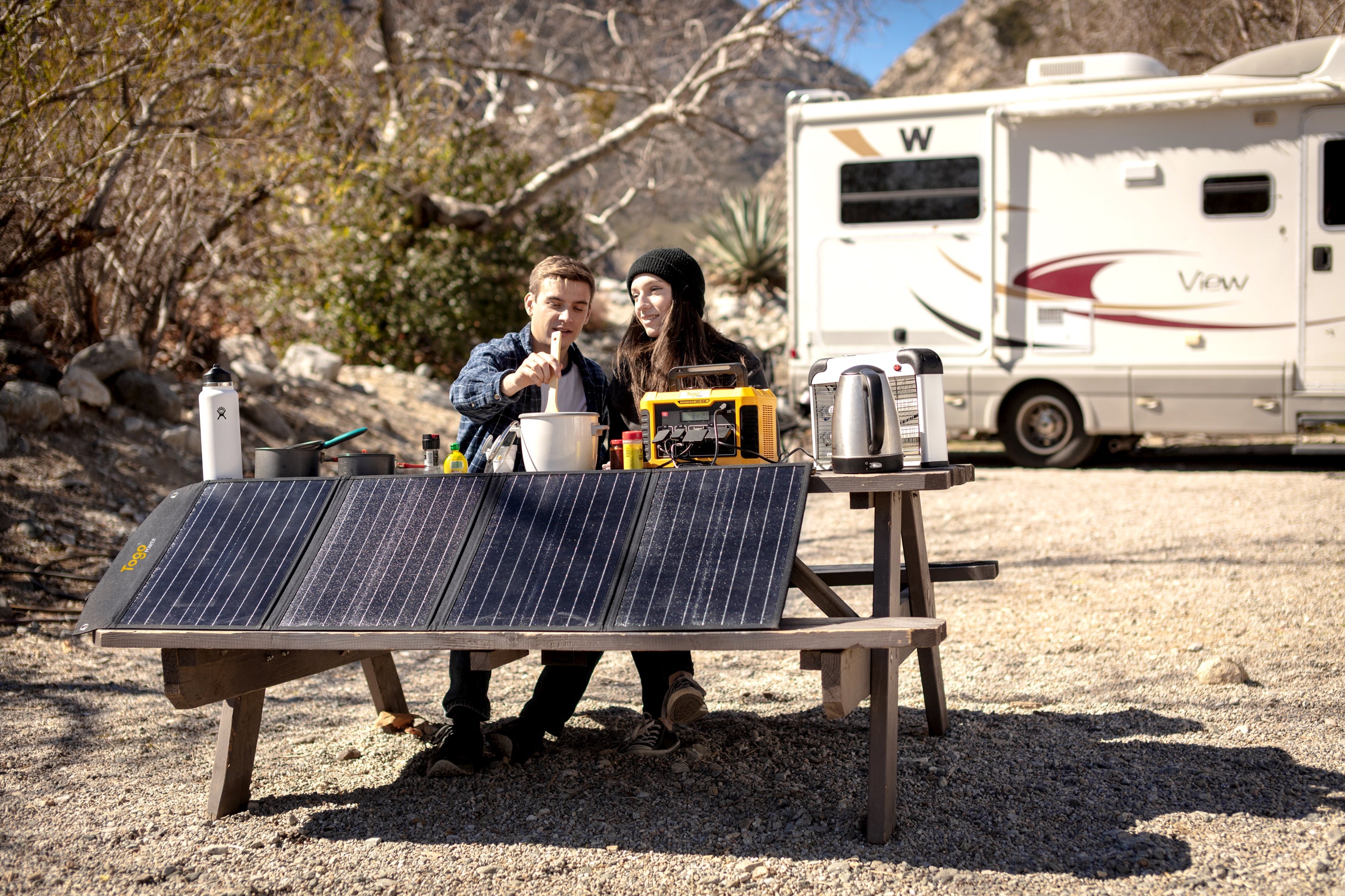 Panneaux solaires nomades