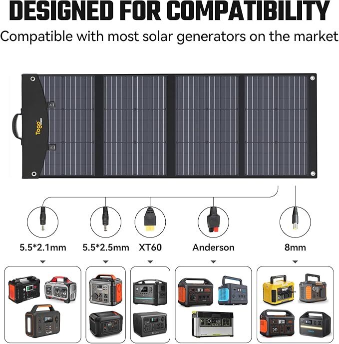 Panneau solaire portable pliable 120W - PC4120