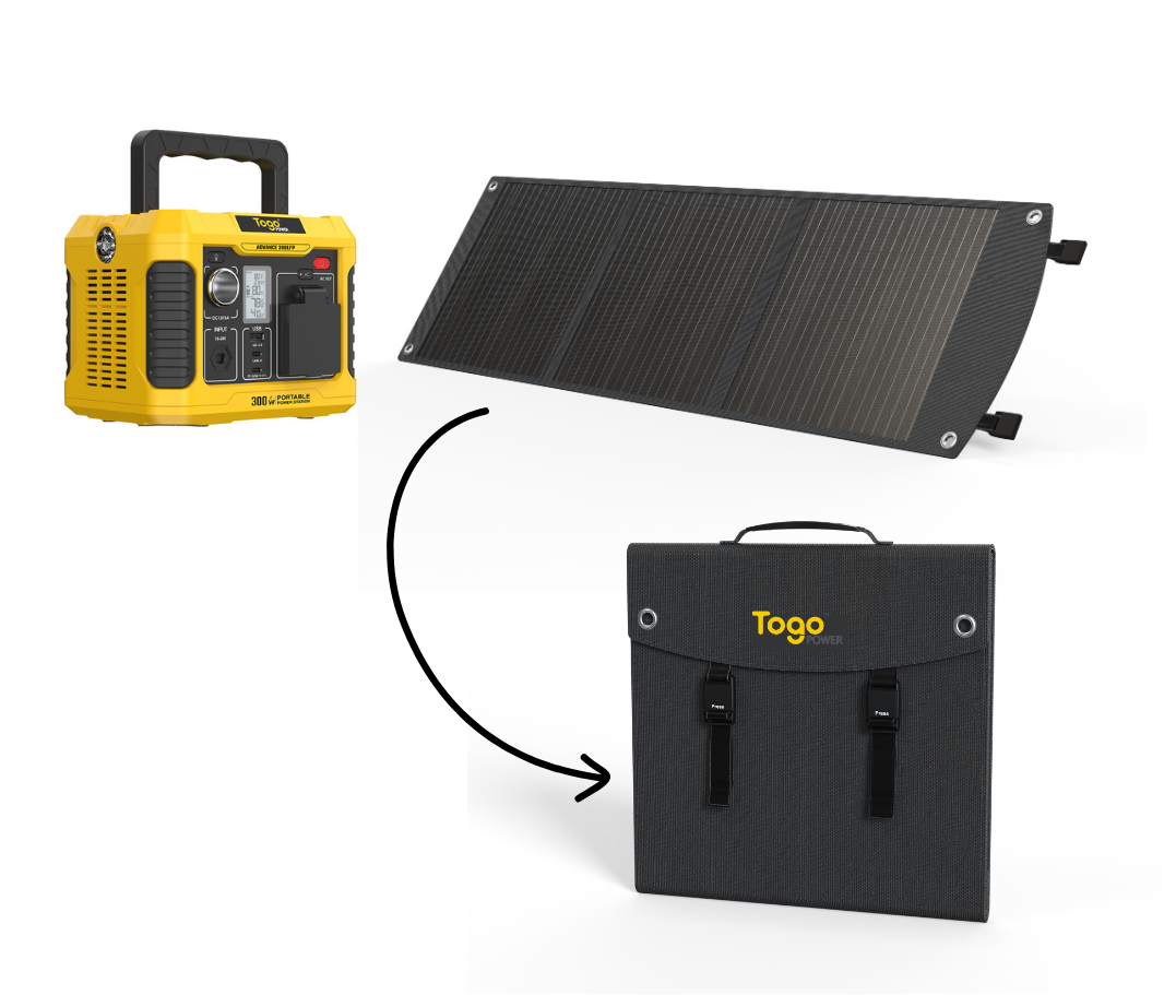 Pack Batterie ADVANCE 300W ⚡️ + Panneau Solaire 60W ☀️