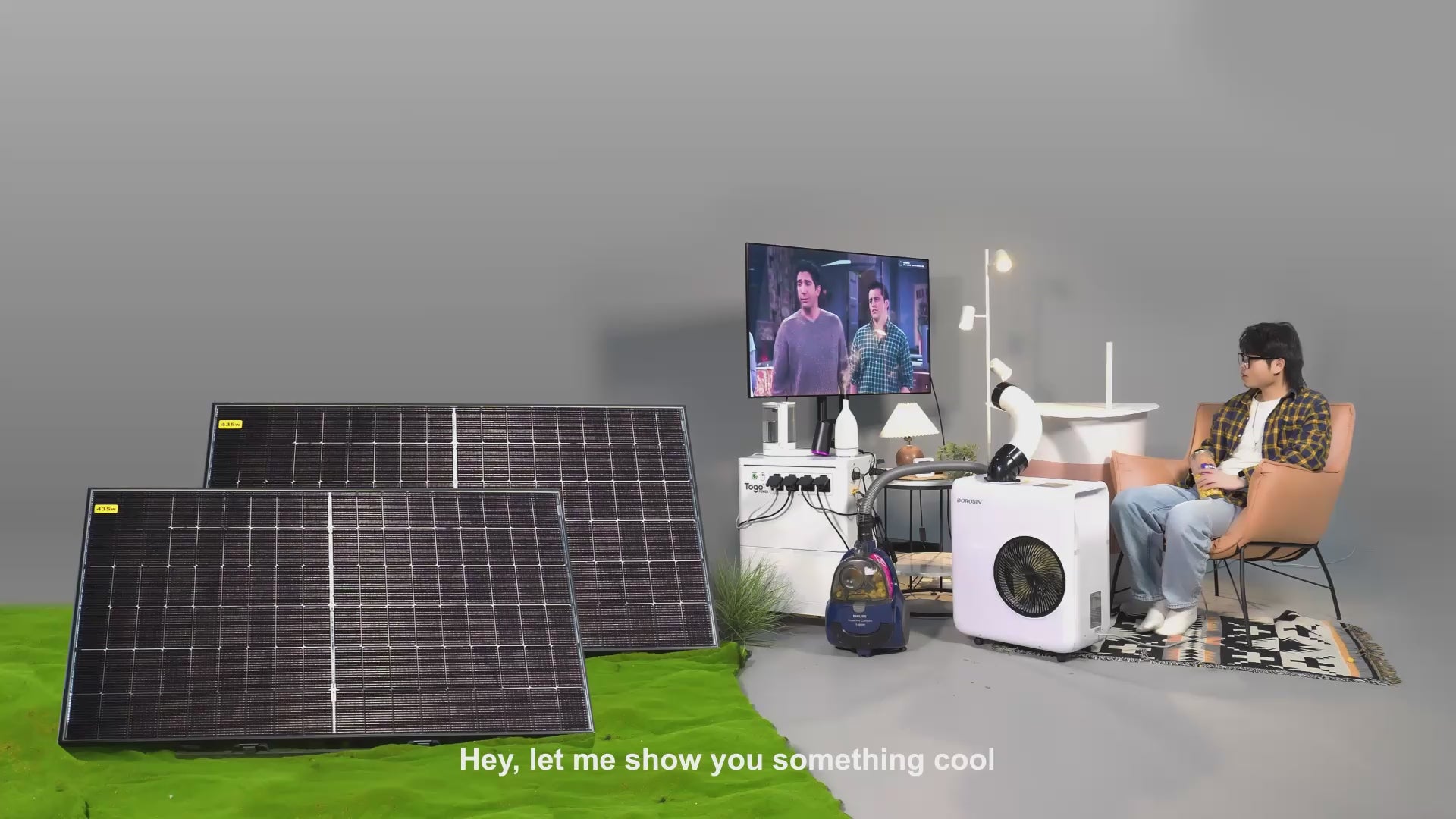 Charger la vidéo: Batterie de stockage 2765Wh Micro Inverter intégré